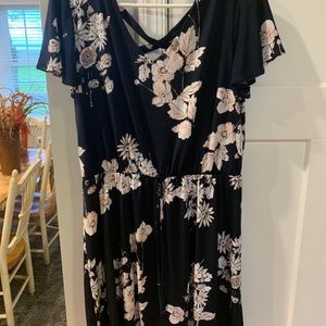 Maurice’s navy floral dress